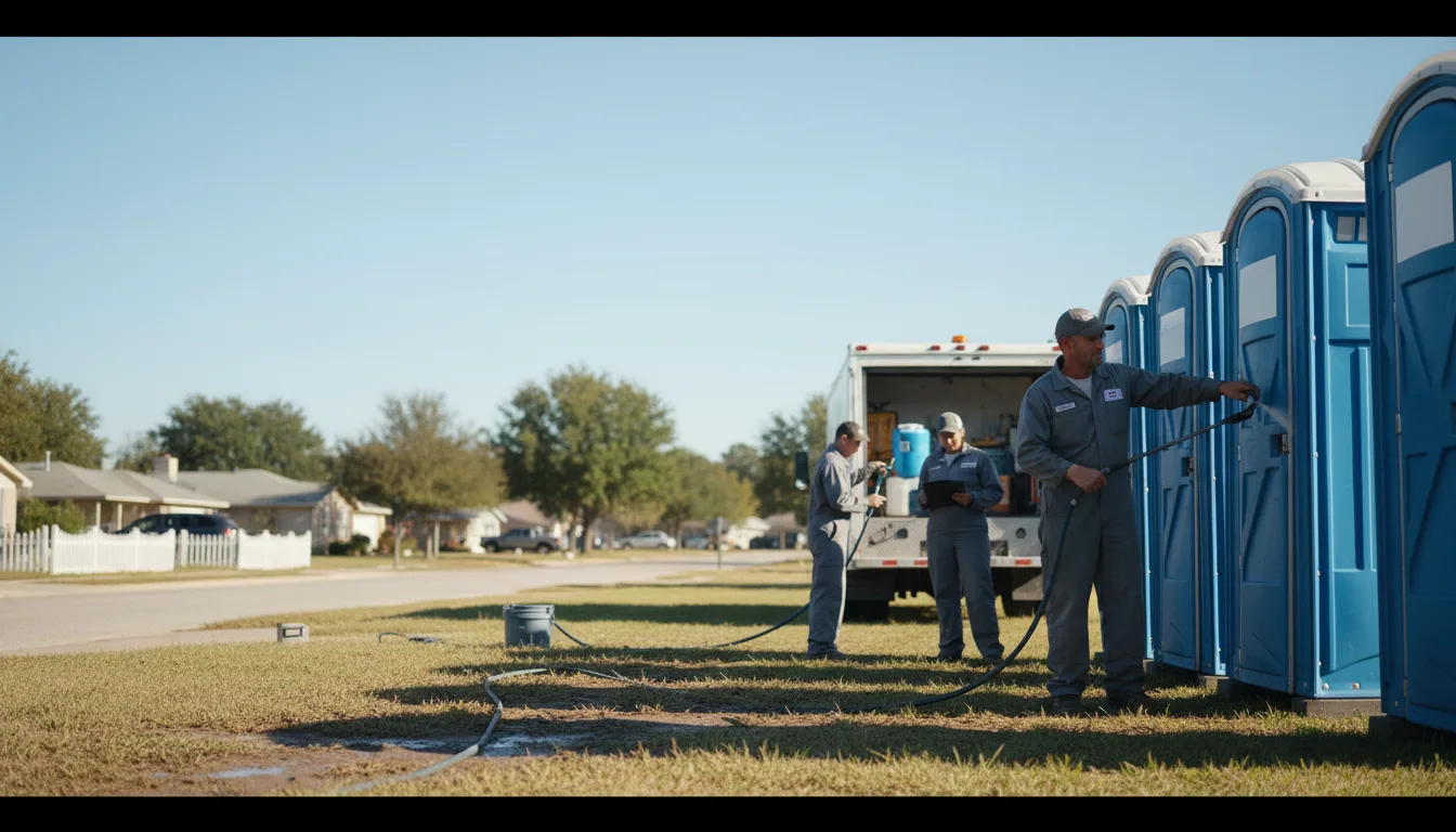 Long-Term Portable Toilet Rental in Leslie, AR near me